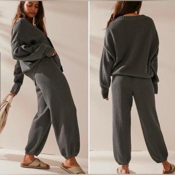 Free People Beach Hailee Cardi• dark grey• medium - Picture 16 of 16